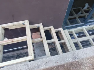 Carpentry job .stepping Decking  neat and clean