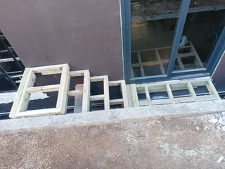 Carpentry job .stepping Decking  neat and clean