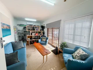 An outside building with 2 offices, one for rent. Own entrance but shared kitchen and bathroom R6000