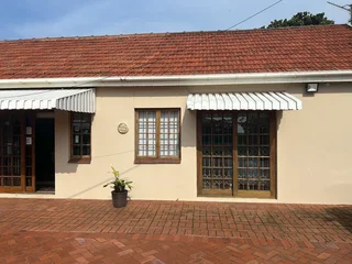 An outside building with 2 offices, one for rent. Own entrance but shared kitchen and bathroom R6000