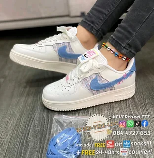 Nike air force 1 just do it denim