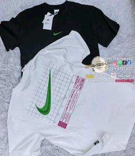 Nike "Swoosh resistance and happing data" t-shirt