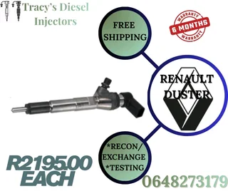 Renault Duster - Diesel Injectors For Sale