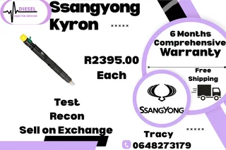 Ssanyong Kyron Diesel Injectors for sale