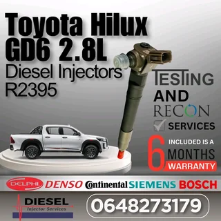 Toyota Hilux GD6 2.8L Diesel Injectors for sale