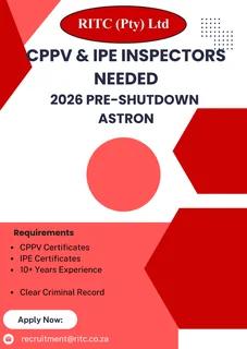 CPPV & IPE Inspectors Needed