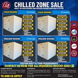 COLD ROOMS &amp; MOBILE UNITS