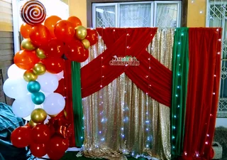 Christmas lunch decor