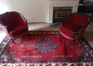 Queen Anne Occassional Chairs x 2
