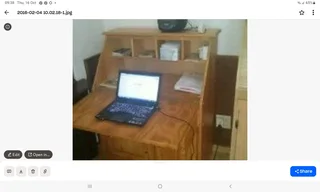 Writers Desk in Pine Wood