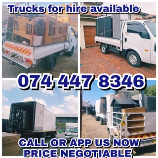 Trucks/bakkies For hire
