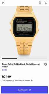 Casio WR- Gold