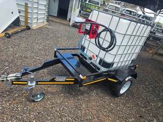 1000L diesel bowser with trailer for salesR22000 including Vat