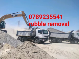 Rubble removal,truck hire