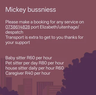 pet sitter house sitter and baby sitter