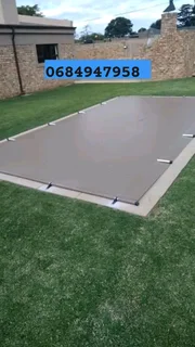 Outdoor patio furniture covers and roller up blinds etc