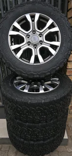18&#34; Ford ranger wildtrek rims and tyres for sell