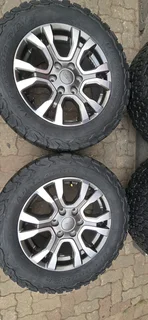 18&#34; Ford ranger wildtrek rims and tyres for sell