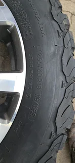 18&#34; Ford ranger wildtrek rims and tyres for sell