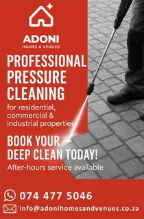 Book professional pressure cleaning today!