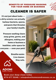 It's not just about looks - a dirty exterior can harbour bacteria, spores and pests!