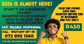 2026 Is Almost Here. Register Your Own Company Today!