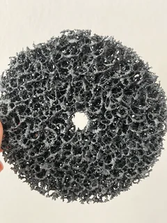 3M Black clean and strip abrasive discs, converted in our factory. 100mm or 150mm.