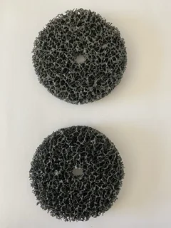 3M Black clean and strip abrasive discs, converted in our factory. 100mm or 150mm.