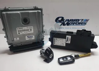 BMW ECU Lockset Fits 3 Series E91 318 N47N 2010 Manual 8510832 0281017027