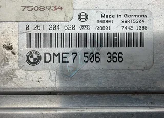 BMW 5 Series E39 535i 540i M62 Engine ECU 0261204620 7506366