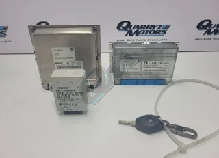 BMW ECU Lock Set Fits 5 Series E39 525d M57 2001 Automatic 0281010314 7788310