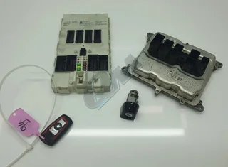 BMW ECU Lockset 1 series F20 116i N13 2013 Automatic 5WK98081 7559178