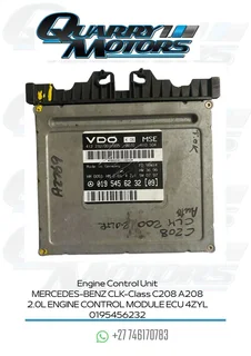 Mercedes-benz Clk-class C208 A2082.ol Engine Control Module Ecu 4zyl