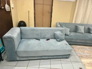 L-shaped couch