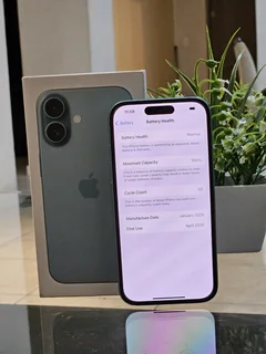 IPHONE 16 , 128GB , NEW CONDITION,  TEAL