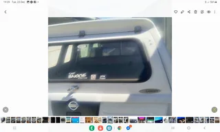 Nissan Np300 doublecab canopy