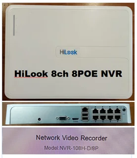 Hilook NVR - Model 108H-D/8P ***WITH PoE***