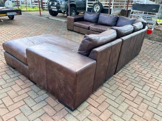 Premium Genuine Leather Couch