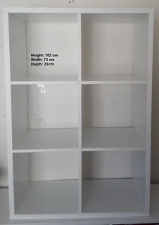 White Shelving Unit (for books, craft supplies, toys)