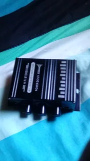 Amplifier bass and treble for car