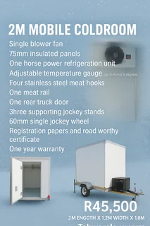 New 2M Fridge Trailer – Perfect for Events &amp; Meat Businesses.  Pretoria, Mpumalanga, S.A