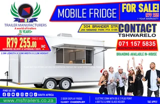 MOBILE KITCHENS | MOBILE FRIDGES | VIP TOILETS | CUSTOM TRAILERS. Pretoria East!