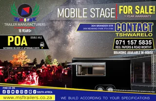 MOBILE KITCHENS | MOBILE FRIDGES | VIP TOILETS | CUSTOM TRAILERS. Pretoria East!