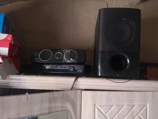 JVC Sound System with Subwoofer &amp; Remote – Fully Working