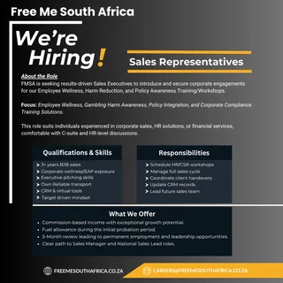 Sales Representatives x 2