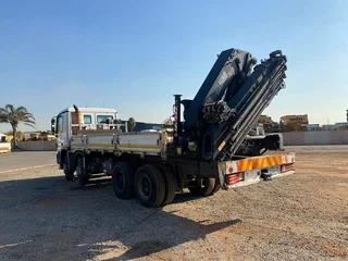 2008 Mercedes Benz Actors 4140 8x4 7 Meter Dropside Fitted with Hiab XS 422 E-8 Hi Pro For Sale