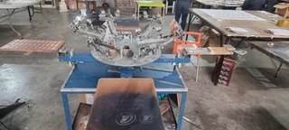 6 Color Screen Print Machine
