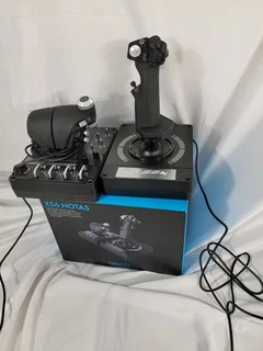 Logitech G X56 H.O.T.A.S. RGB Throttle and Stick Simulation Controller.