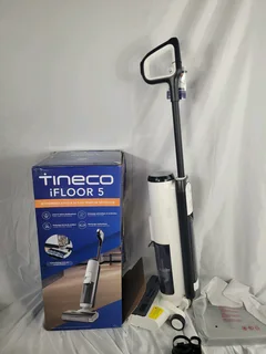 Tineco iFLOOR 5 wet and dry cordless vacuum floor washer and mop.