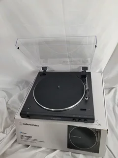 Audio-Technica AT-LP60XBT fully automatic wireless belt-drive turntable.